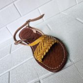 Handmade Moroccan Leather Sandals - Boho Summer Shoes - Ethnic Flat Shoes - Braided Leather Flip Flops - Artisan Beach Sandals -